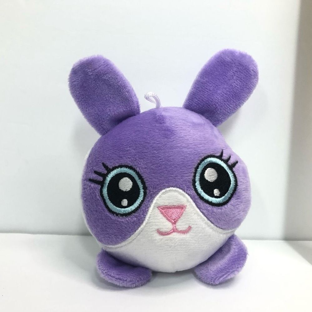 purple round‎ bunny embroidered eyes rabbit best brands 2022 5 inches